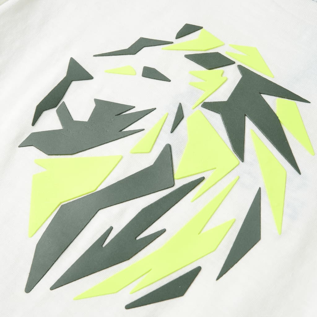 T-shirt til børn str. 128 ecrufarvet