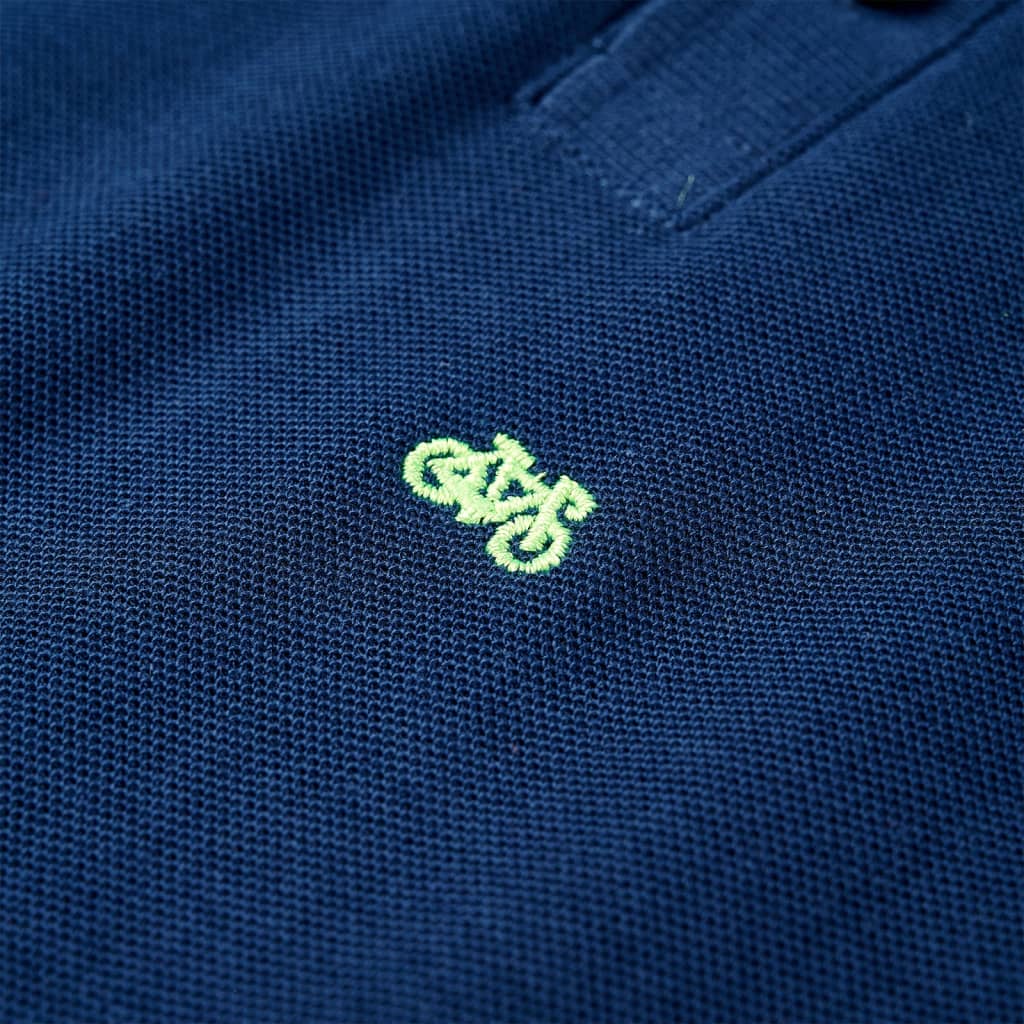 Polo til børn str. 92 marineblå