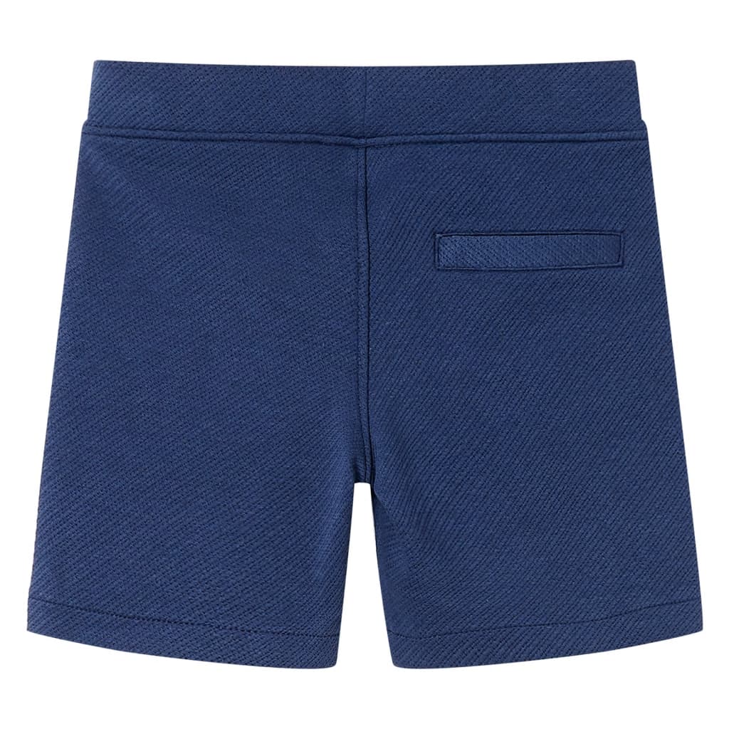 Shorts til børn str. 104 med snøre mørkeblå
