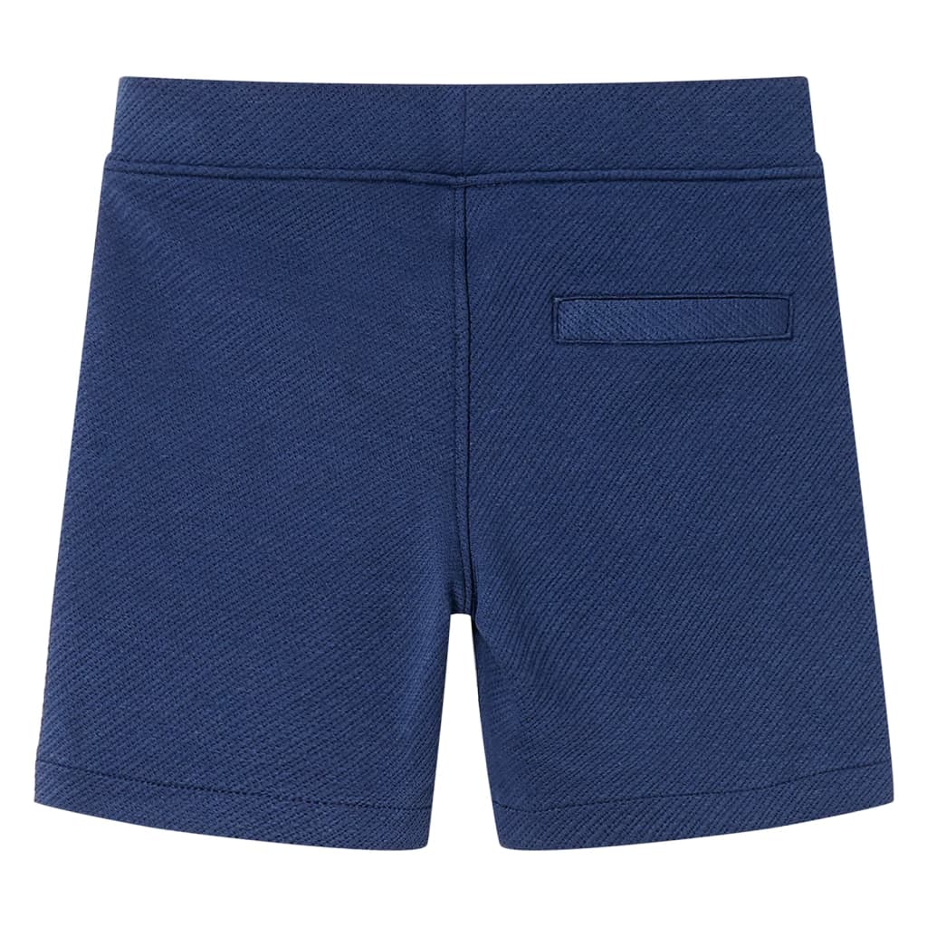 Shorts til børn str. 116 med snøre mørkeblå