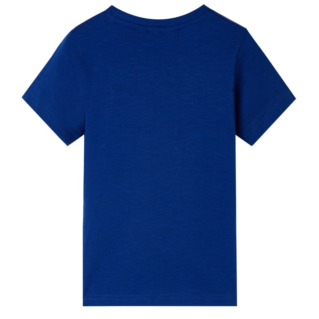 T-shirt til børn str. 104 mørkeblå