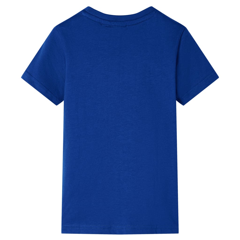 T-shirt til børn str. 128 mørkeblå