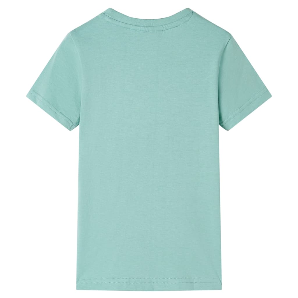 T-shirt til børn str. 104 grøn