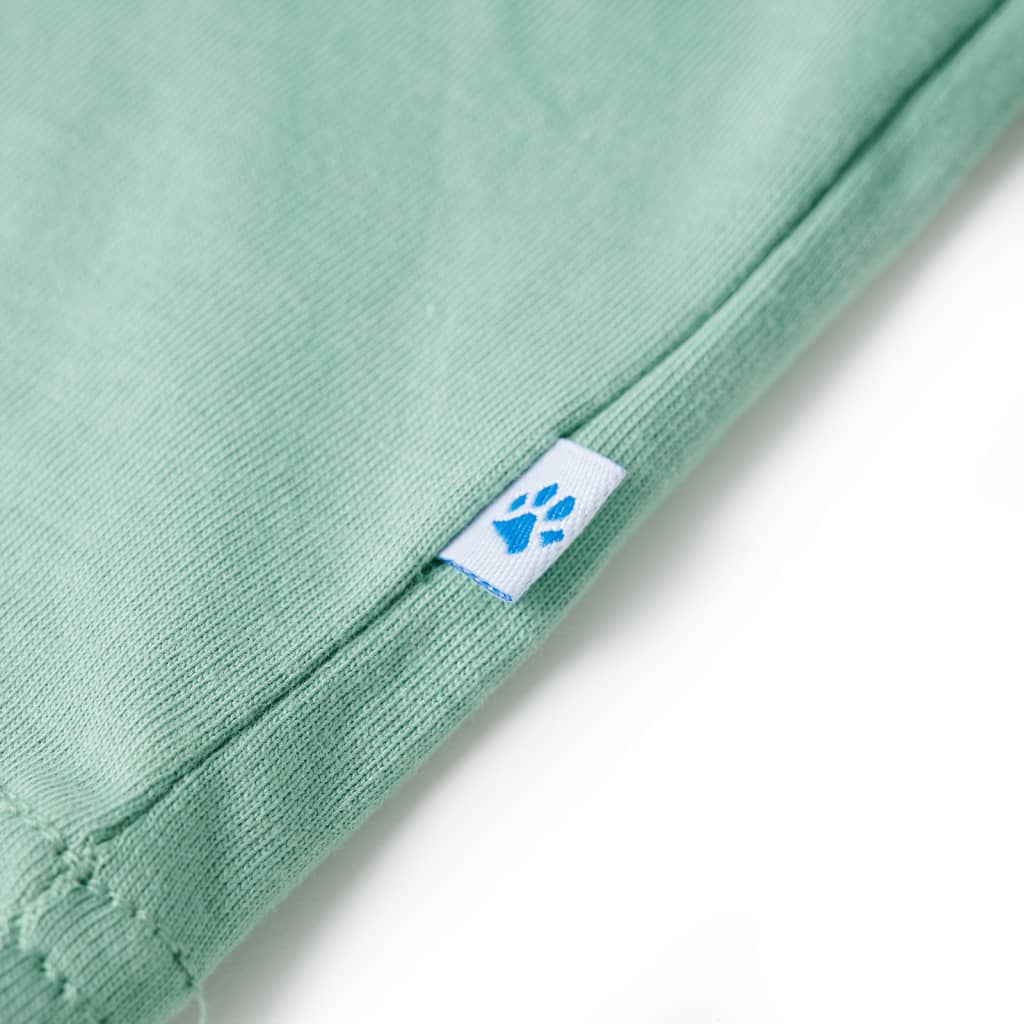 T-shirt til børn str. 104 grøn