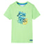 T-shirt til børn str. 116 neongrøn