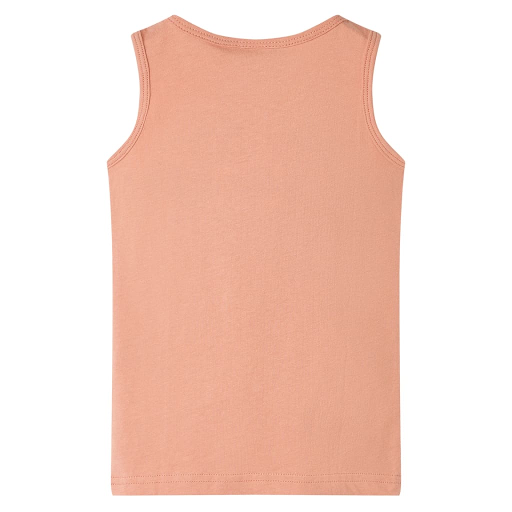 Tanktop til børn str. 128 lys orange