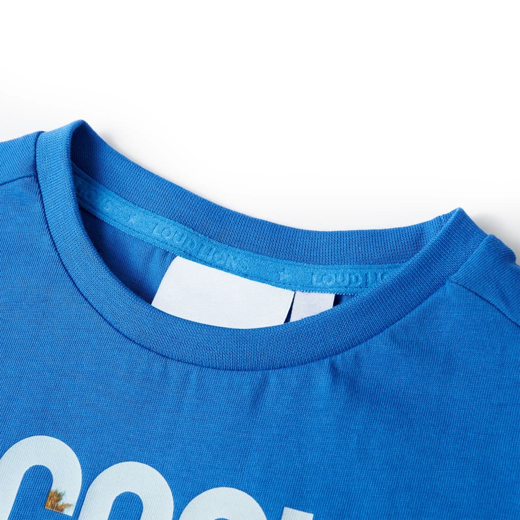 T-shirt til børn str. 104 blå