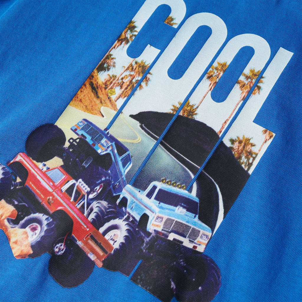 T-shirt til børn str. 104 blå
