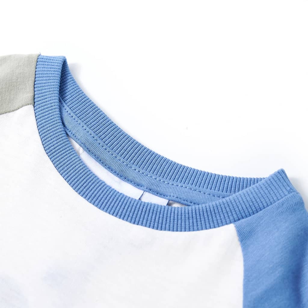 T-shirt til børn str. 104 ecrufarvet