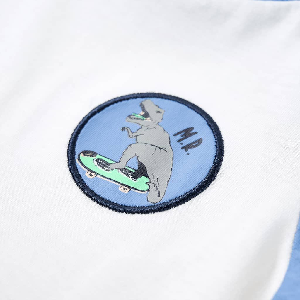 T-shirt til børn str. 104 ecrufarvet