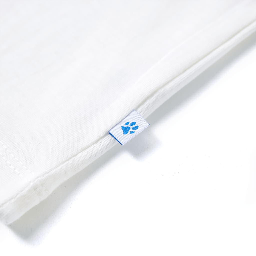 T-shirt til børn str. 104 ecrufarvet