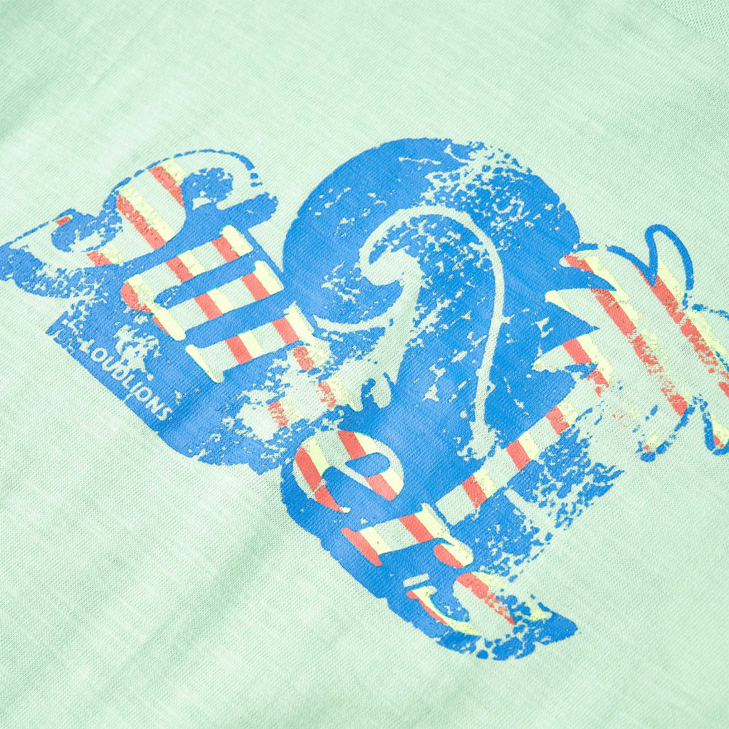 T-shirt til børn str. 140 lysegrøn