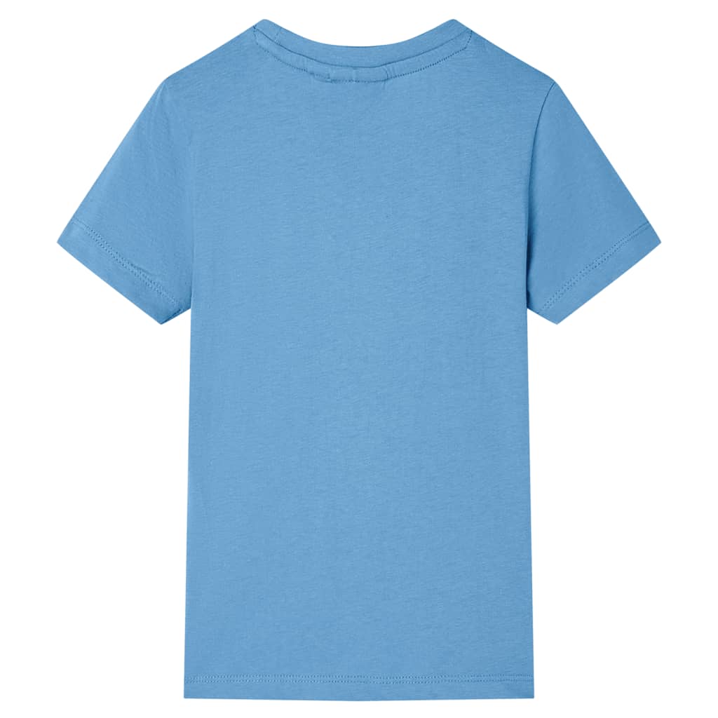 T-shirt til børn str. 116 blå