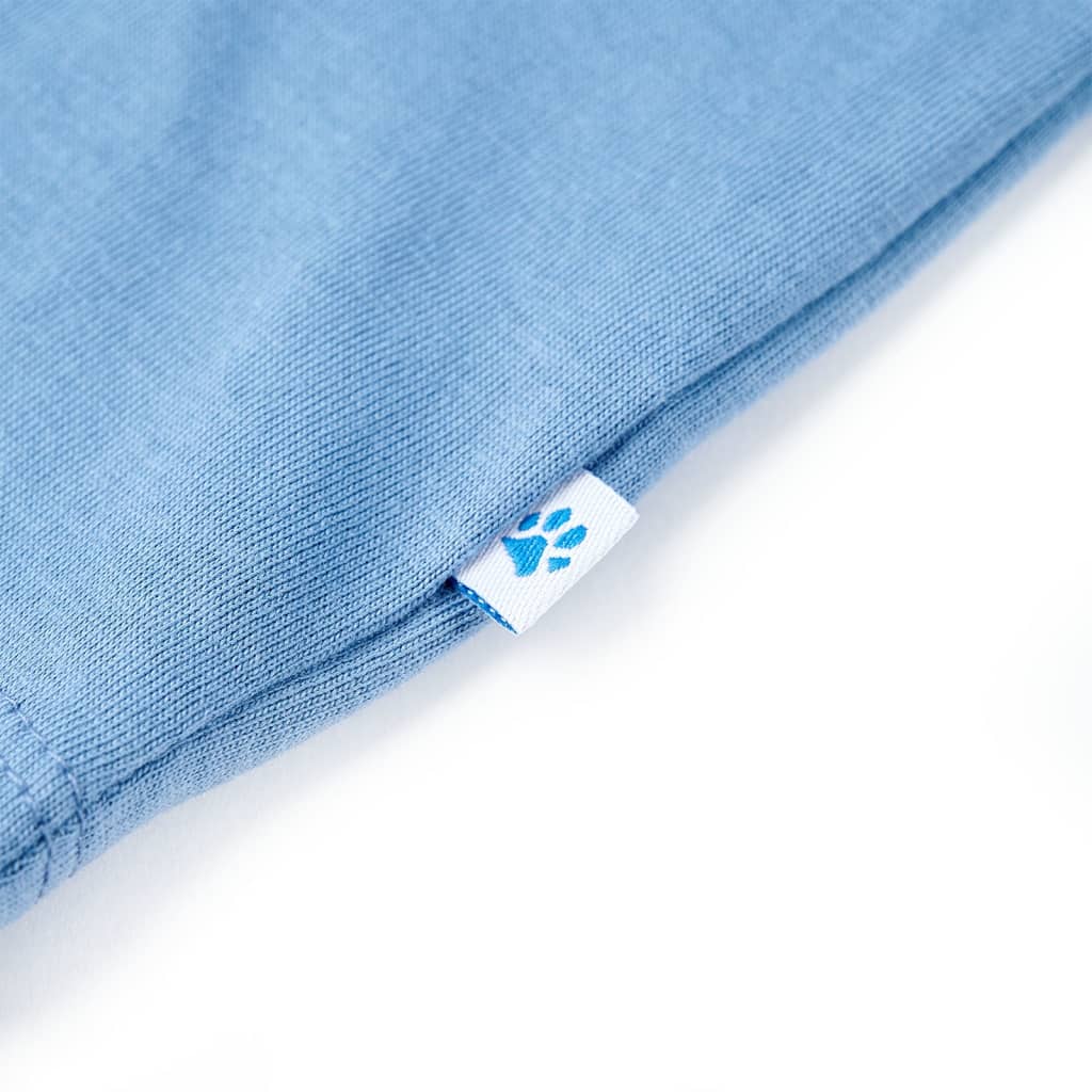 T-shirt til børn str. 116 blå