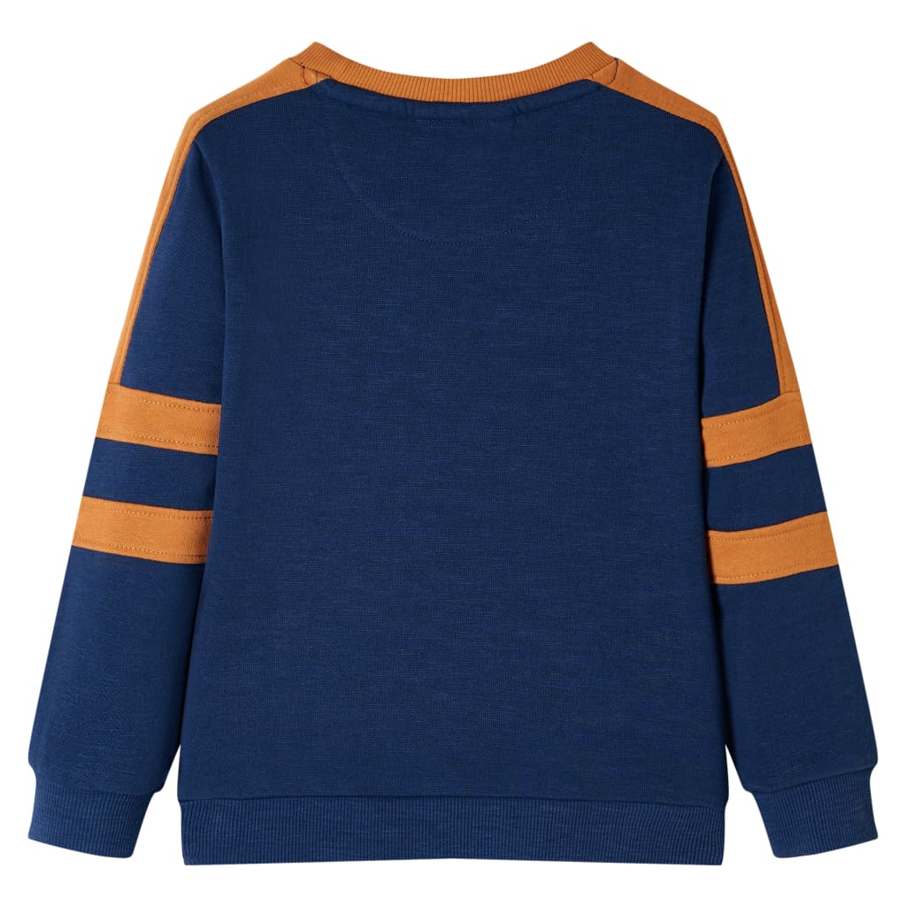 Sweatshirt til børn str. 116 indigoblå