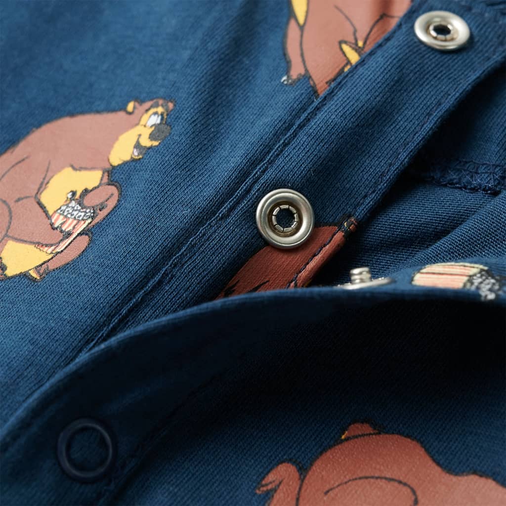 Onesie til børn str. 104 blå