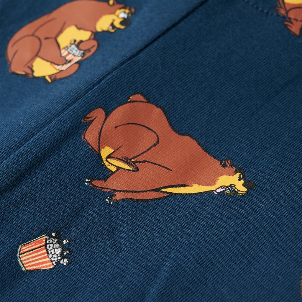 Onesie til børn str. 104 blå