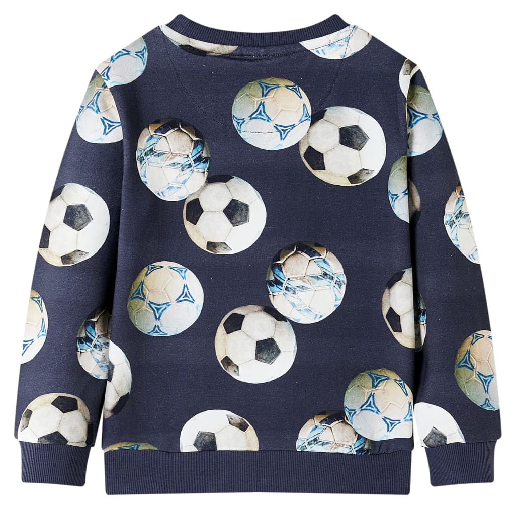 Sweatshirt til børn str. 104 marineblå