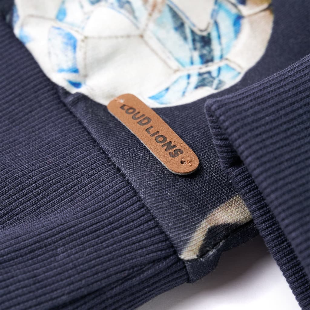 Sweatshirt til børn str. 104 marineblå