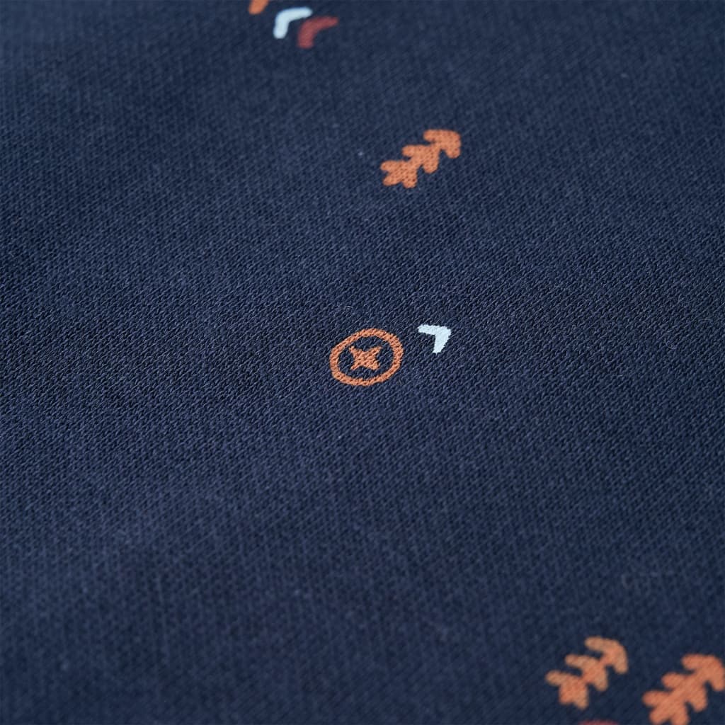 Sweatshirt til børn str. 104 mørk blåmeleret