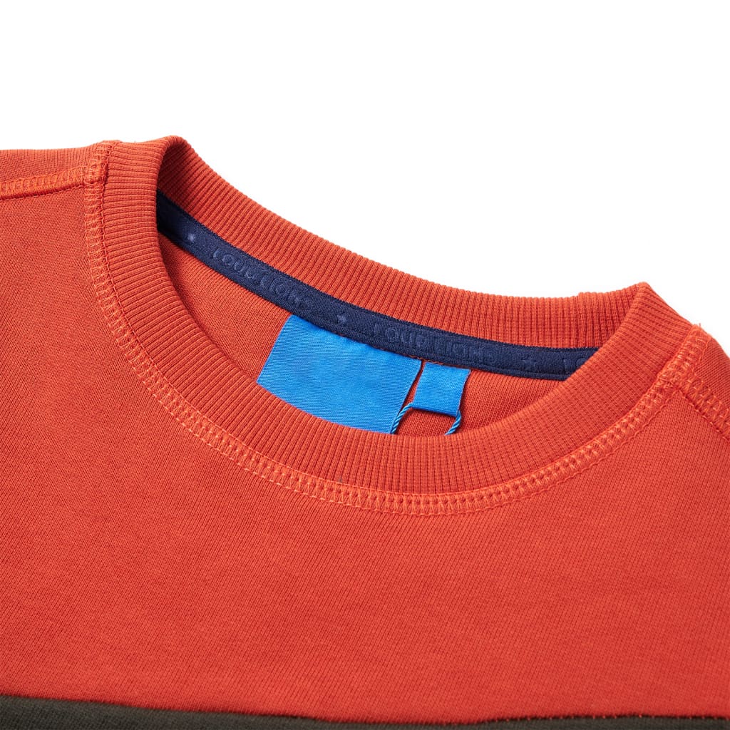 Sweatshirt til børn str. 116 orange