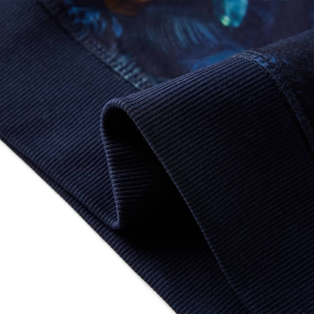 Sweatshirt til børn str. 128 marineblå