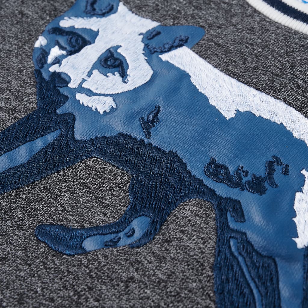 Sweatshirt til børn str. 140 blåmeleret