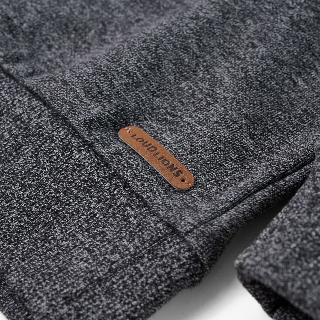 Sweatshirt til børn str. 140 blåmeleret