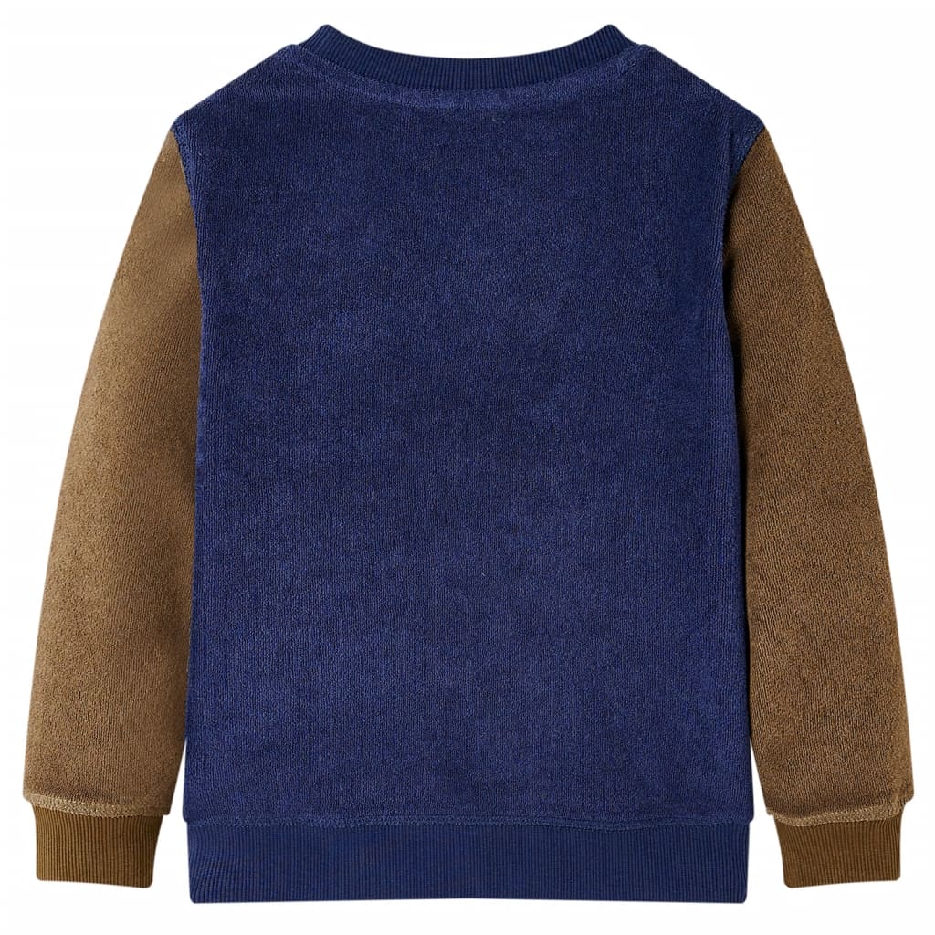 Sweatshirt til børn str. 140 marineblå