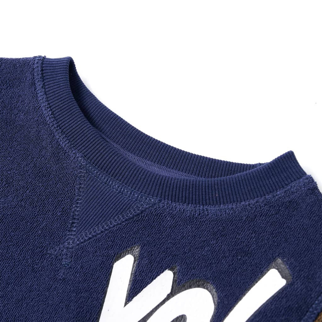Sweatshirt til børn str. 140 marineblå
