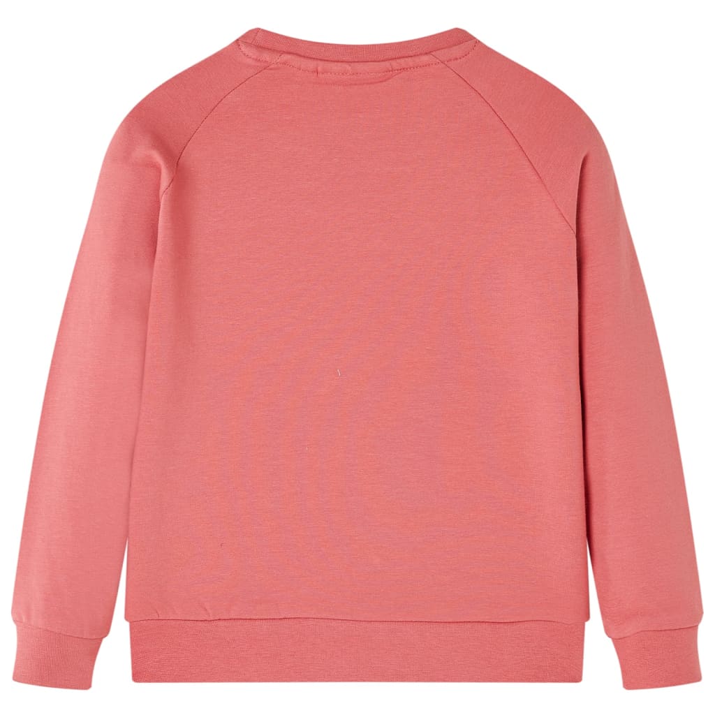 Sweatshirt til børn str. 92 gammelrosa