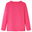Langærmet T-shirt til børn str. 128 pink