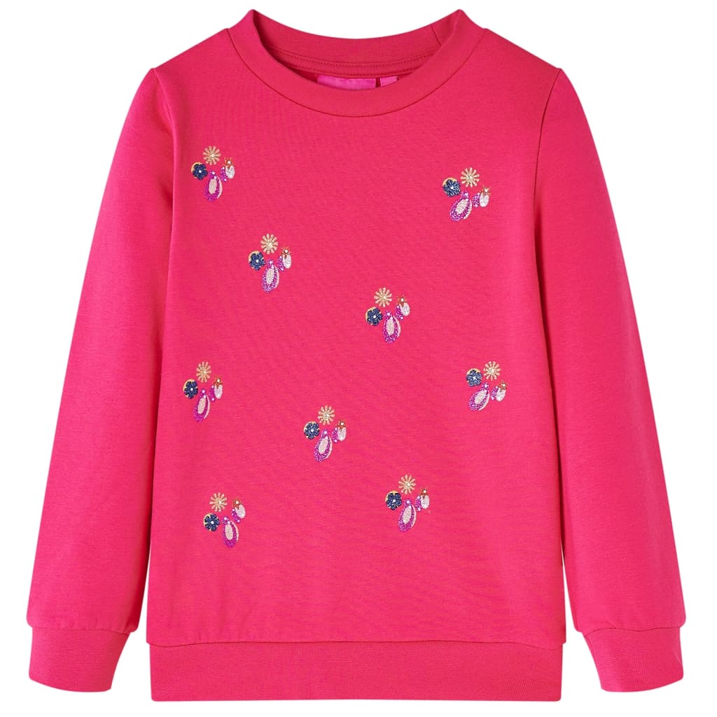 Sweatshirt til børn str. 116 pink