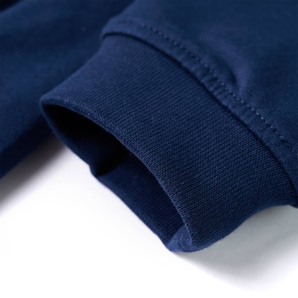 Sweatshirt til børn str. 116 marineblå