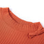 Langærmet T-shirt til børn str. 116 cm orange