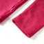 Langærmet T-shirt til børn str. 116 pink