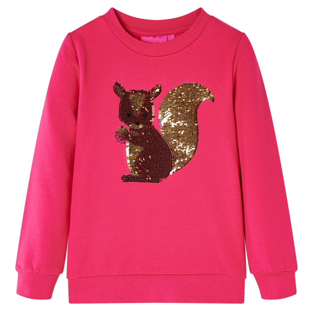Sweatshirt til børn str. 116 pink
