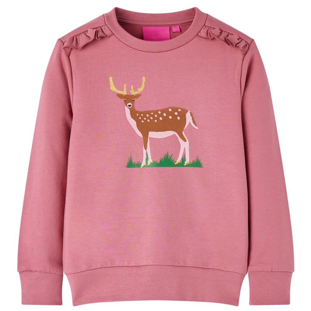 Sweatshirt til børn str. 92 pink