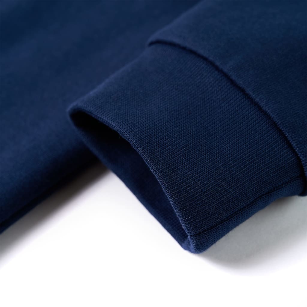 Sweatshirtkjole til børn str. 104 marineblå
