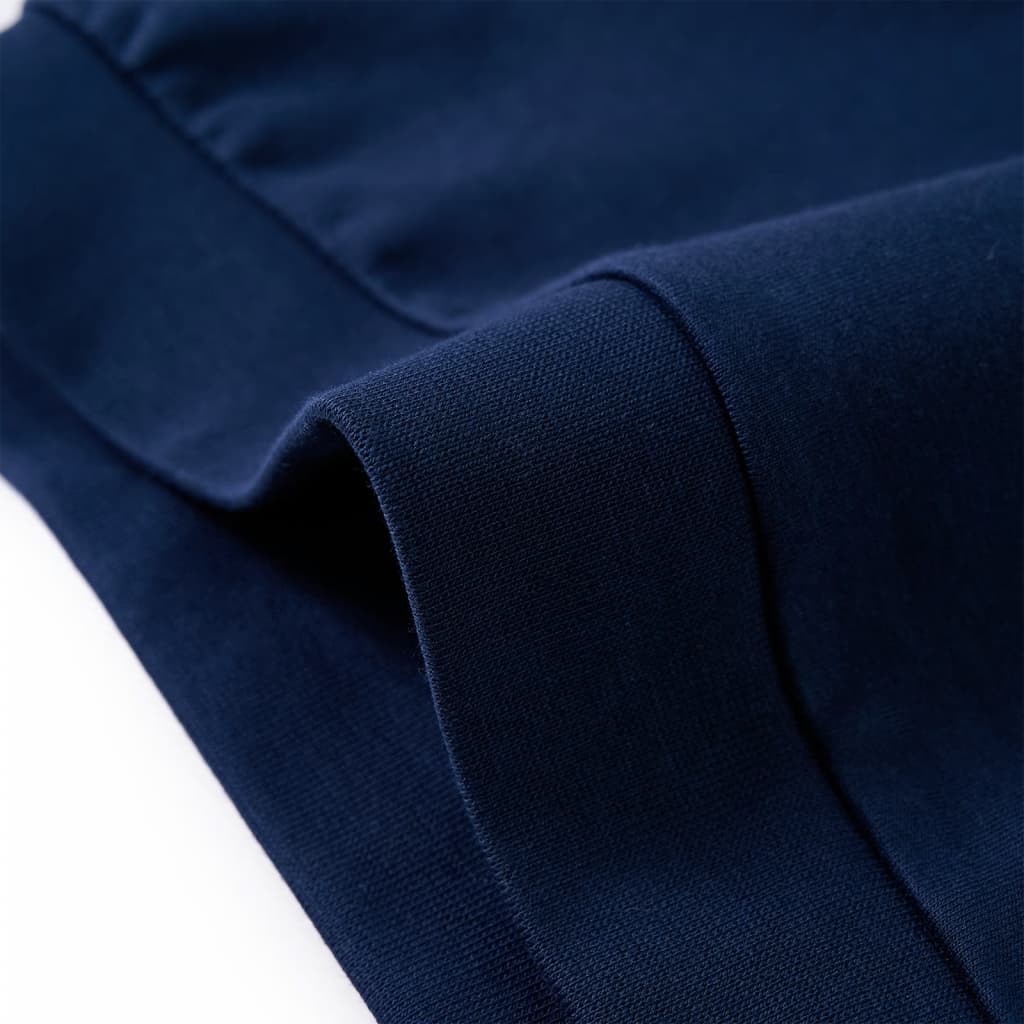 Sweatshirtkjole til børn str. 104 marineblå