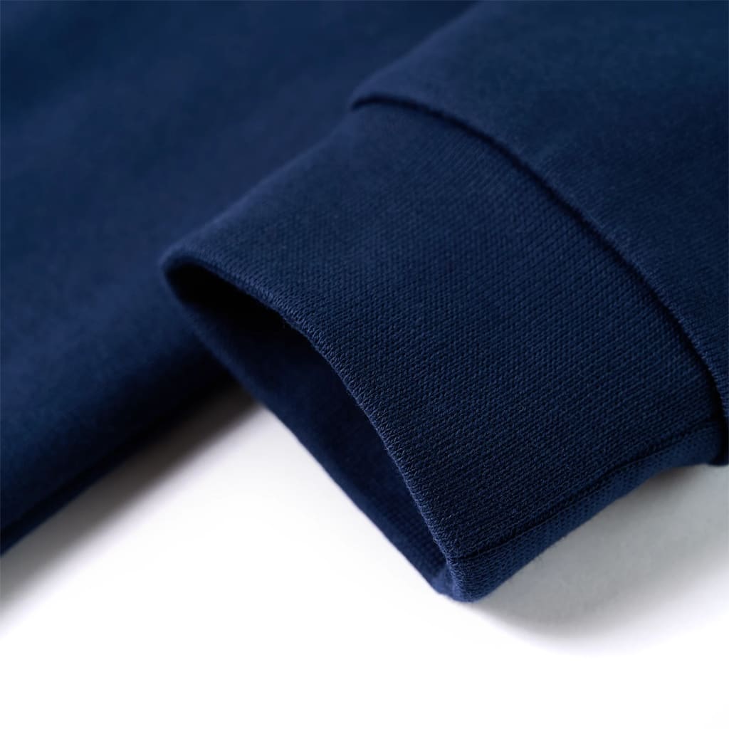 Sweatshirtkjole til børn str. 116 marineblå
