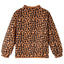Sweatshirt til børn str. 104 cognacfarvet