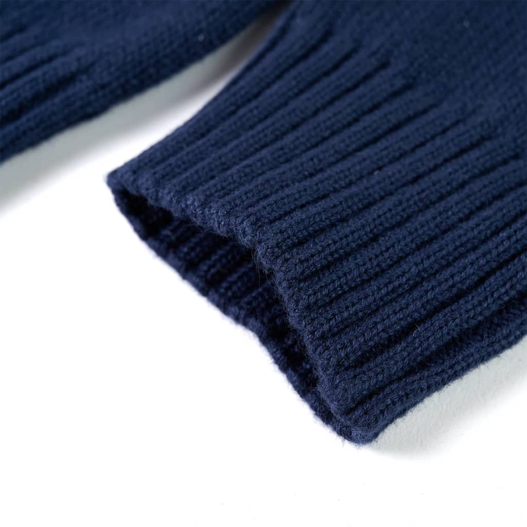 Sweater til børn str. 104 strikket flerfarvet