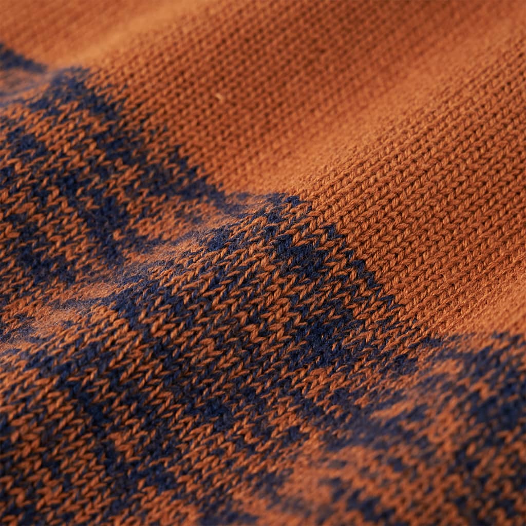 Sweater til børn str. 104 strikket flerfarvet