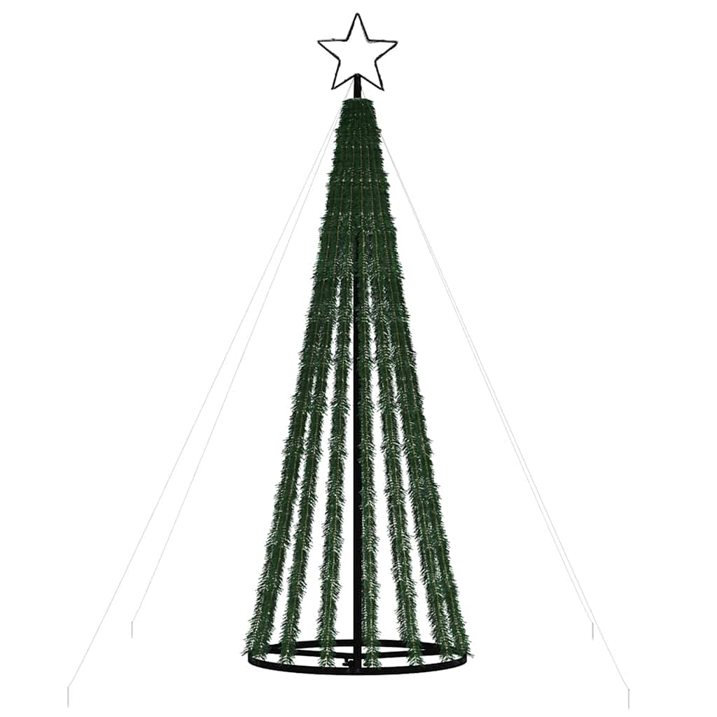 LED-juletræ 275 LED'er 180 cm varmt hvidt lys