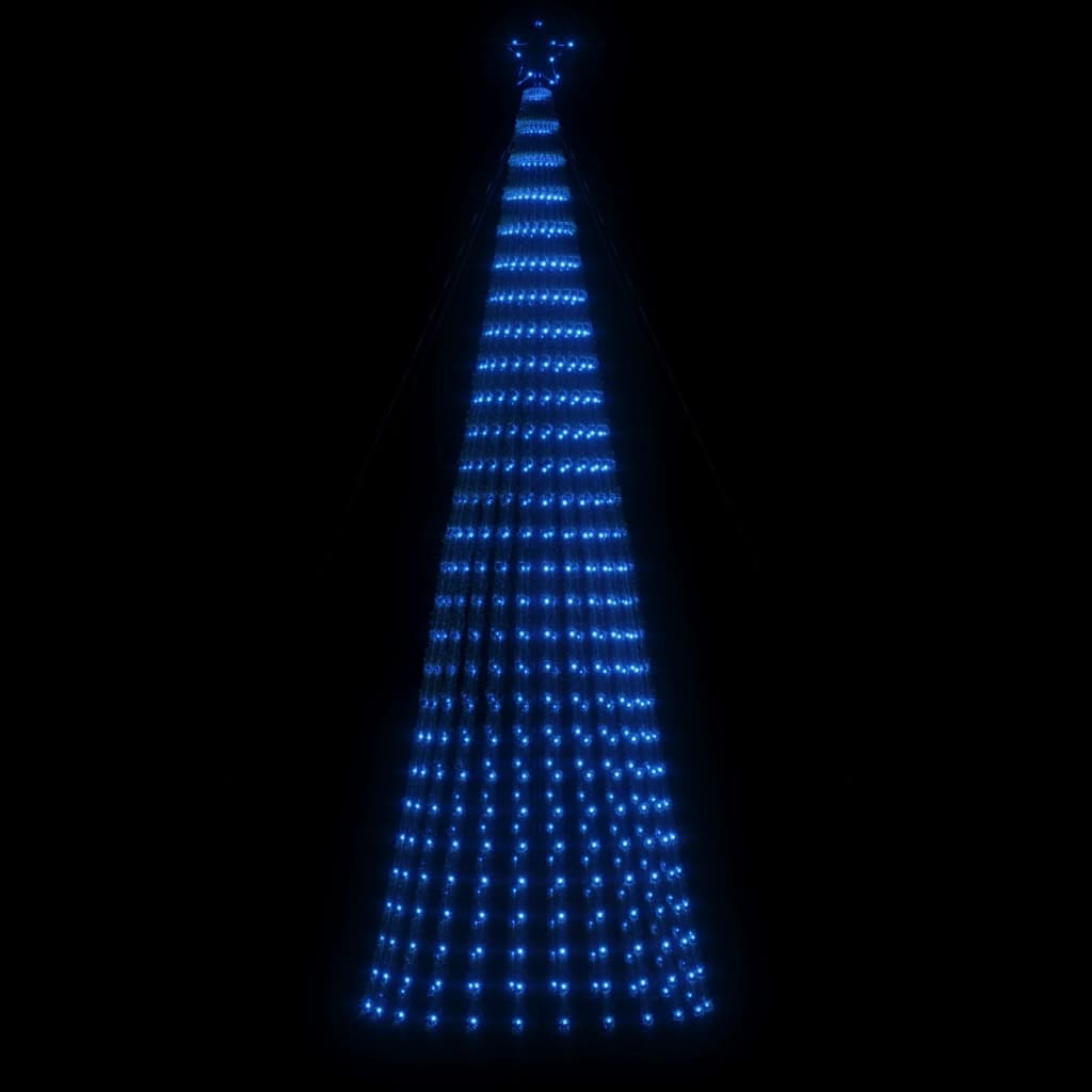 LED-juletræ 688 LED'er 300 cm blåt lys