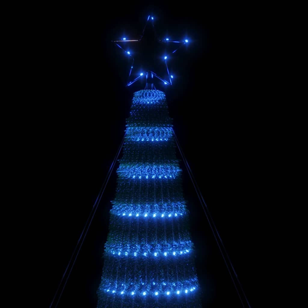 LED-juletræ 688 LED'er 300 cm blåt lys