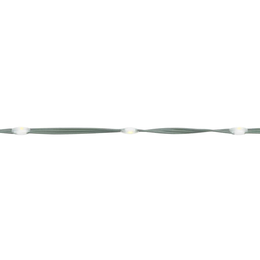 LED-juletræ 200 LED'er 180 cm varmt hvidt lys