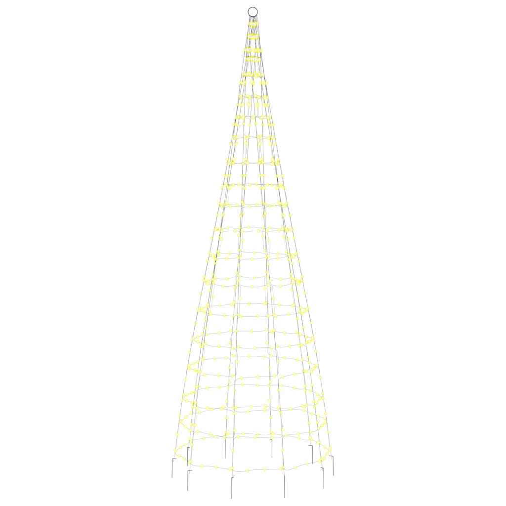 LED-juletræ 550 LED'er 300 cm varmt hvidt lys
