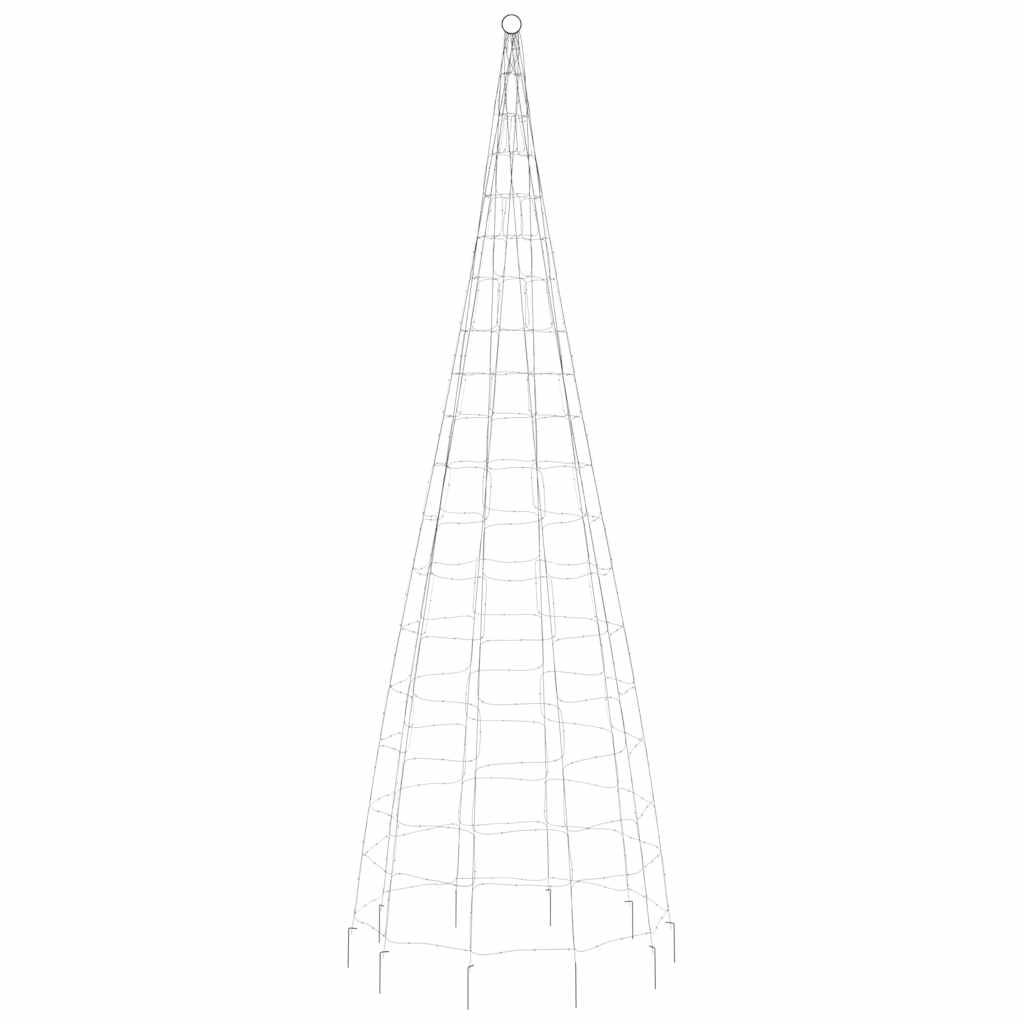 LED-juletræ 550 LED'er 300 cm flerfarvet lys